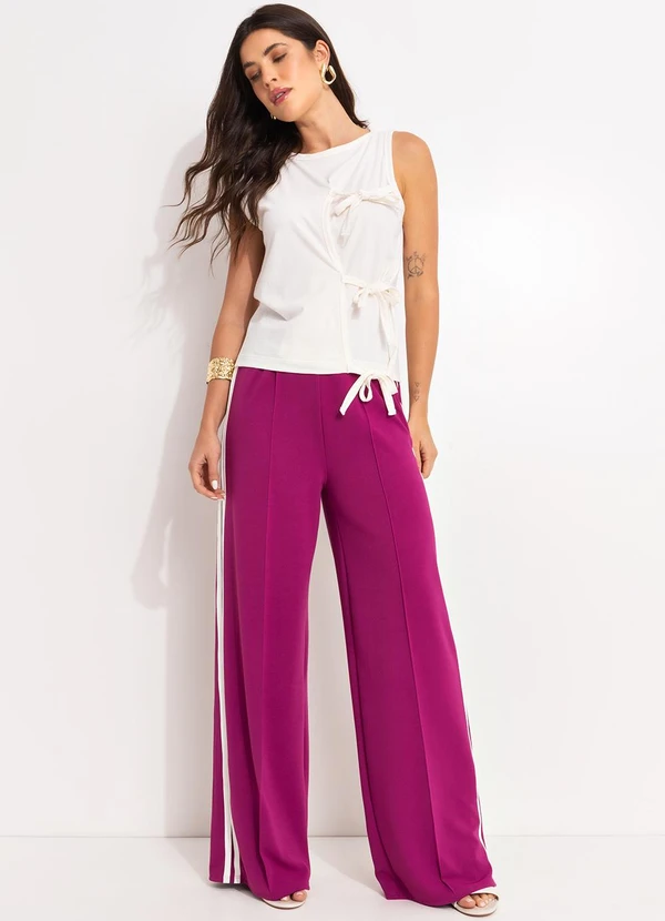 Quintess - Blusa Off White em Malha de Algodão 4