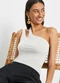 bonprix - Blusa Preta em Malha de Viscose - variação: Off White