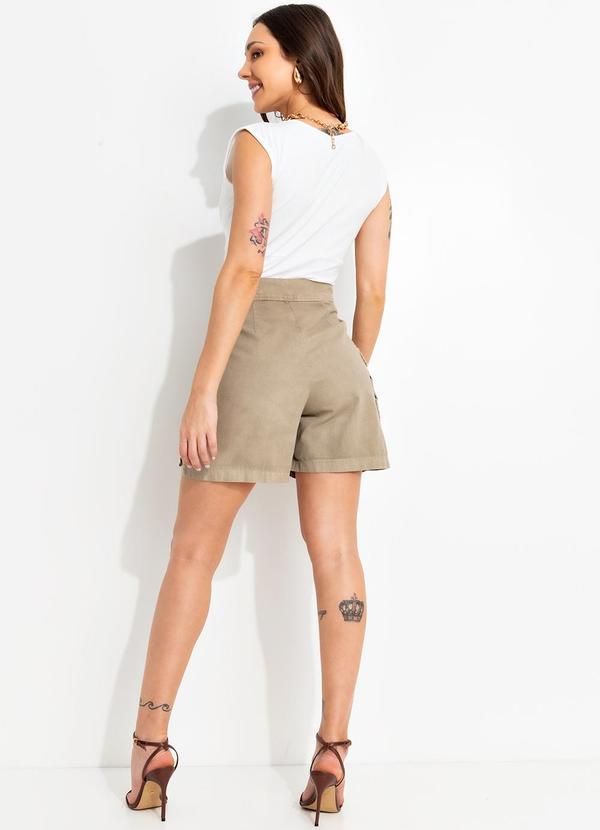 Bimini - Blusa Off White em Malha Suede 4