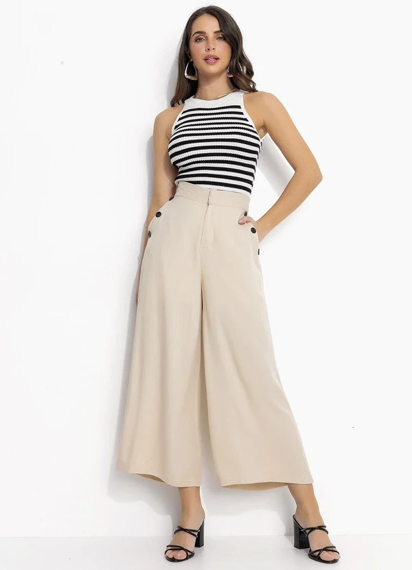 Quintess - Blusa Off White em Tricô 5