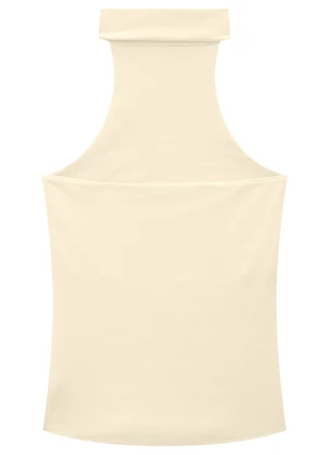 Enfim - Blusa Off White Justa em Ribana - ENFIM