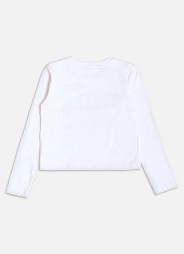 Momi - Blusa Off White Smile com Patch Branco 2