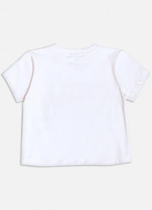 Momi - Blusa Off White Smile com Patch Branco - MOMI