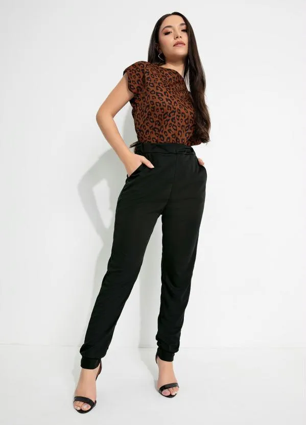 Moda Pop - Blusa Oncinha com Ombro Deslocado 7