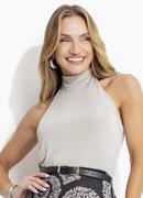 Blusa Perolado em Malha Slink