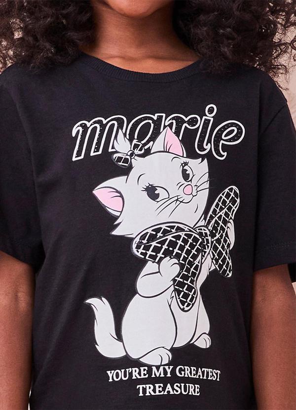 Momi - Blusa Preta da Marie com Strass Preto 5