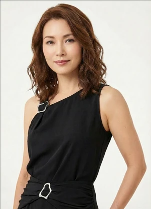 Quintess - Blusa Preta em Crepe Plano - QUINTESS