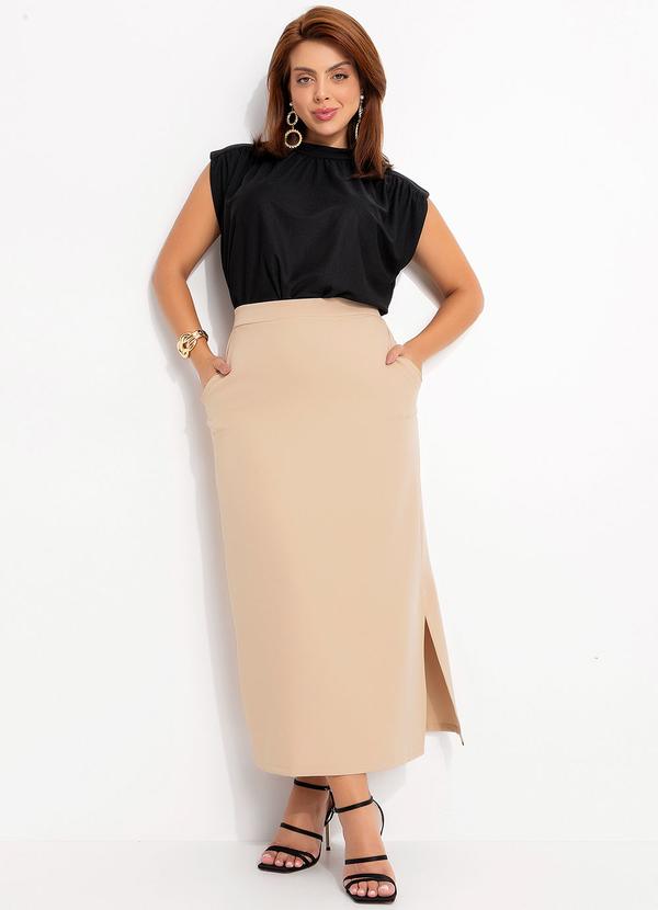 Quintess - Blusa Preta em Malha Crepe 5