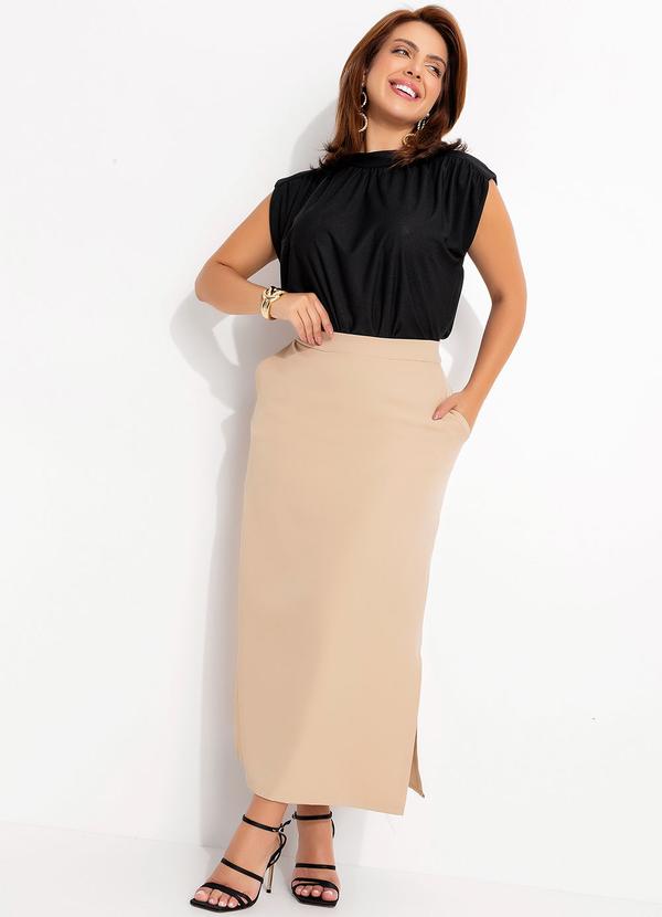 Quintess - Blusa Preta em Malha Crepe 3