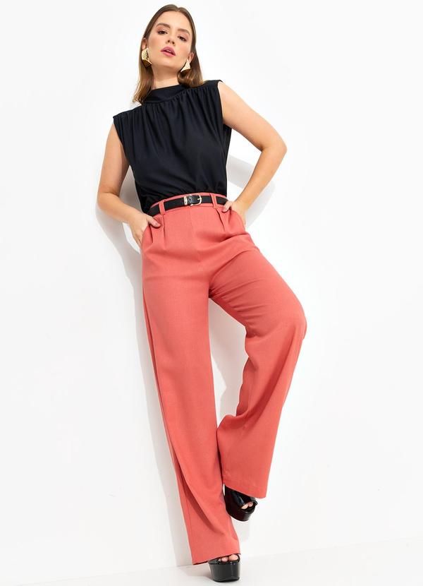 Quintess - Blusa Preta em Malha Crepe 10