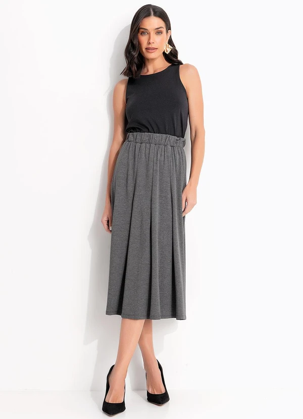 Quintess - Blusa Preta em Malha de Compressão 3