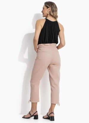 Quintess - Blusa Preta em Malha de Viscose com Elastano - QUINTESS