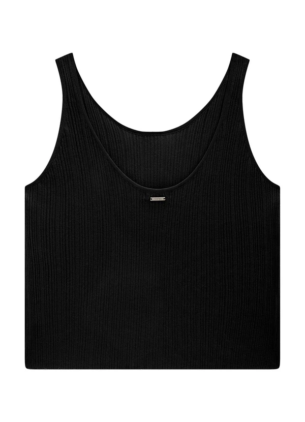 Enfim - Blusa Preta em Tricot Lurex 4