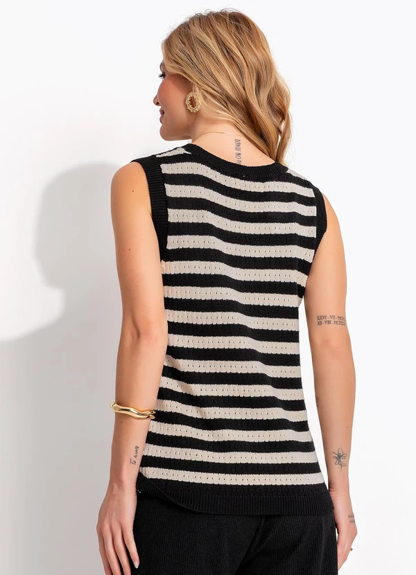 Quintess - Blusa Preta Tricot 2