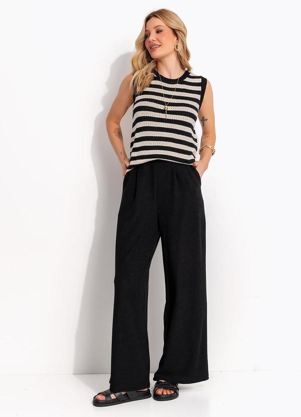 Quintess - Blusa Preta Tricot 4