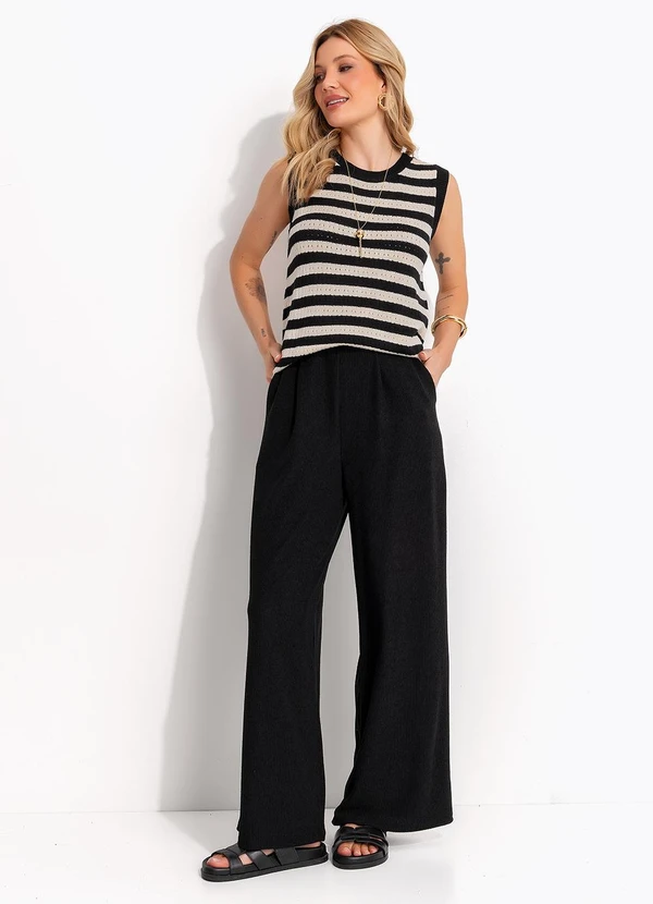 Quintess - Blusa Preta Tricot 4