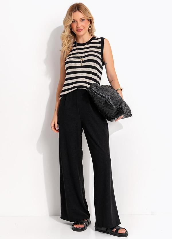 Quintess - Blusa Preta Tricot 3