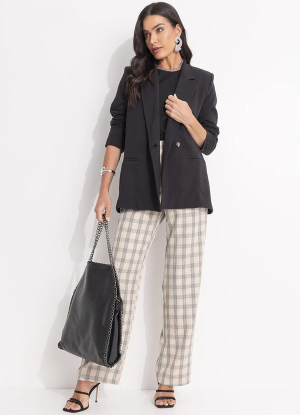 Quintess - Blusa Preto em Linho 12