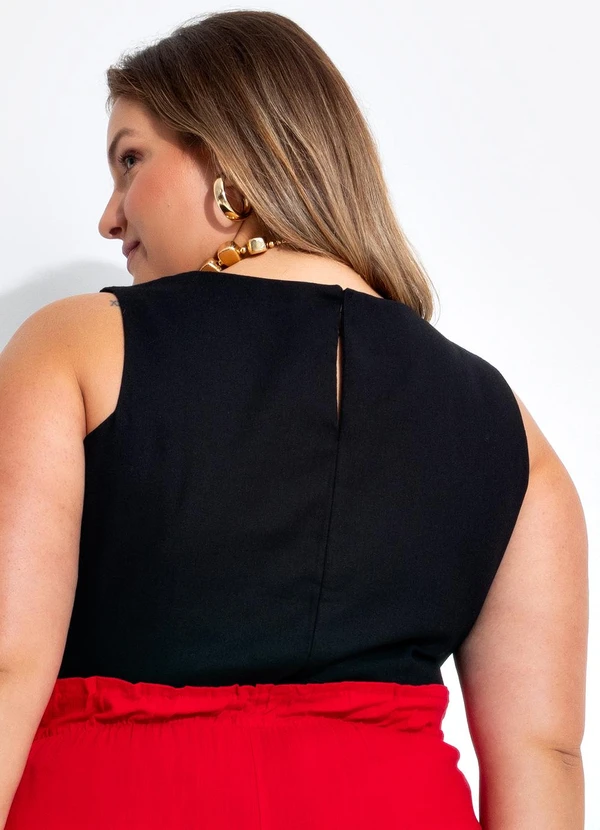 Quintess - Blusa Preto em Linho 15