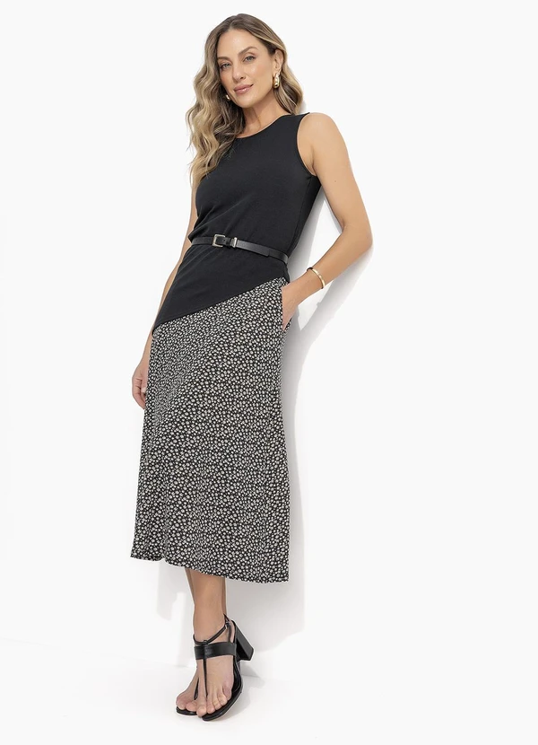 Quintess - Blusa Preto em Malha Crepe 5