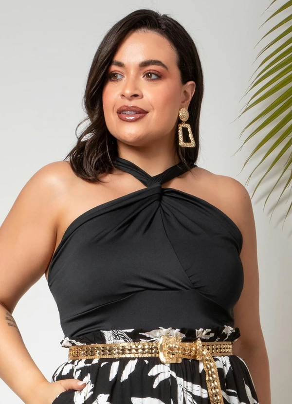 Quintess - Blusa Preto em Malha Fria 6