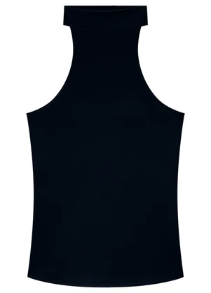 Enfim - Blusa Preto Justa em Ribana - ENFIM