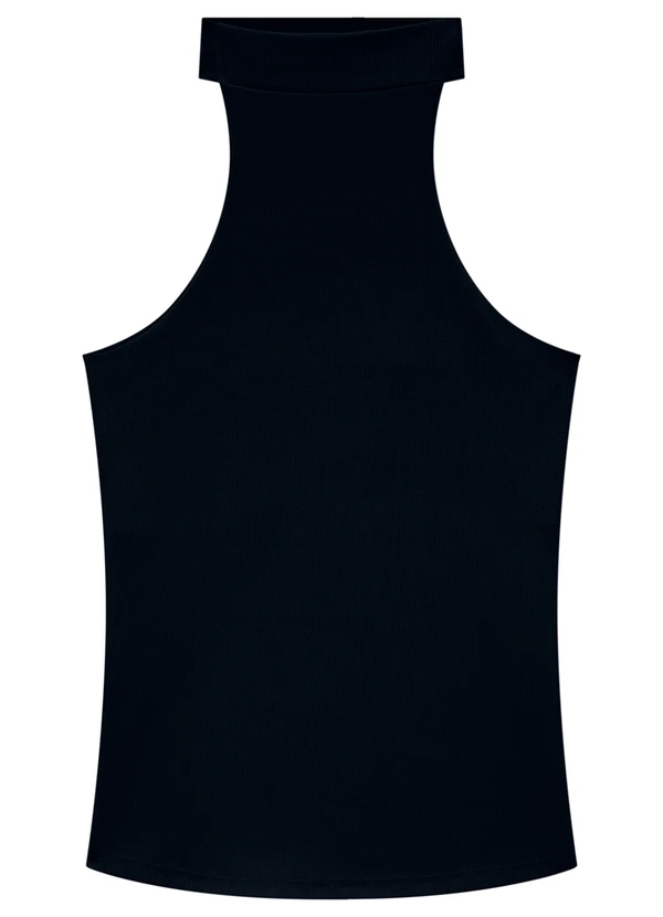 Enfim - Blusa Preto Justa em Ribana