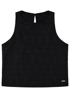 Enfim - Blusa Preto Reta em Laíse - ENFIM