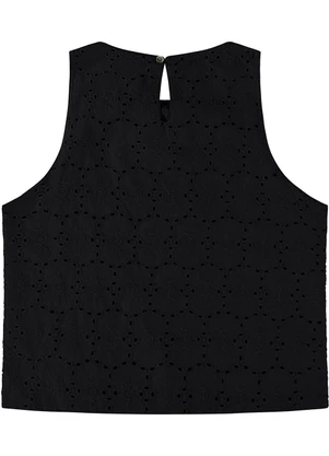 Enfim - Blusa Preto Reta em Laíse - ENFIM
