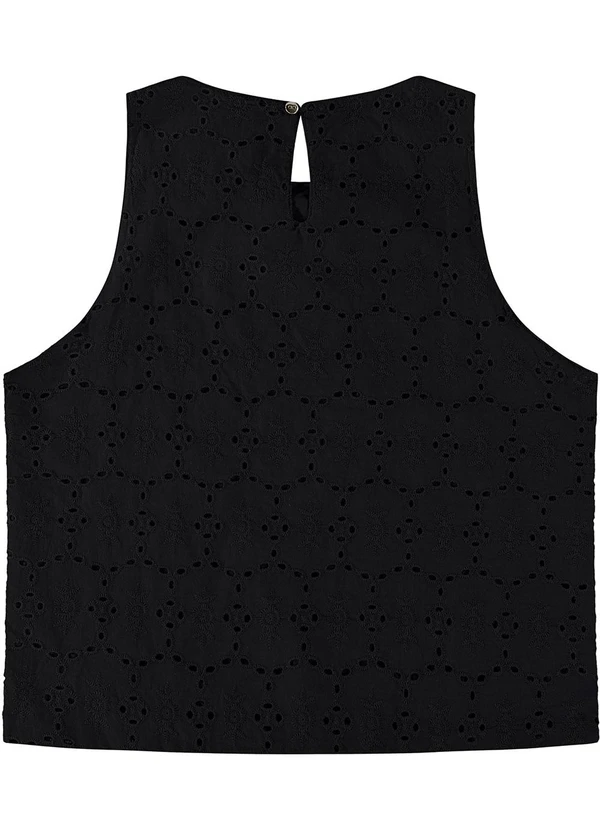 Enfim - Blusa Preto Reta em Laíse 2