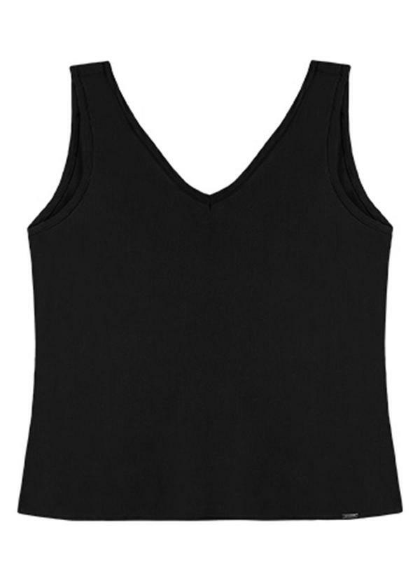 Rezzato - Blusa Regata Summer Flow Adulto Feminino Preto