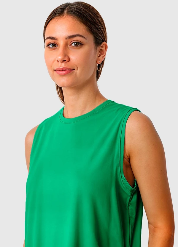 Malwee - Blusa Reta em Viscose Verde Claro 4