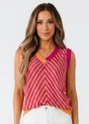Blusa Rosa em Tric�
