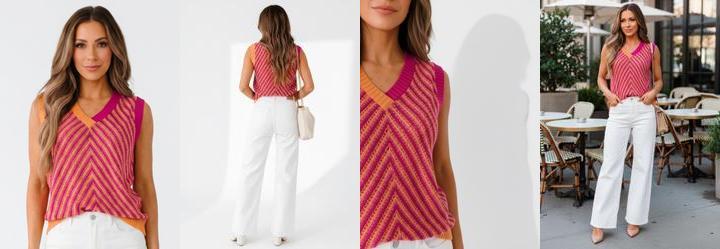Blusa Rosa em Tric�