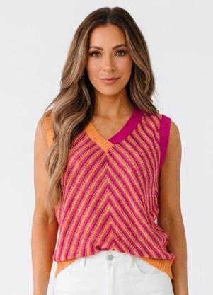 Blusa (Rosa) em Tric�