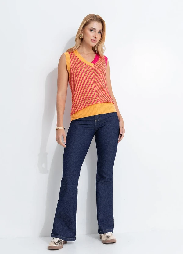 Quintess - Blusa Rosa em Tricô 4