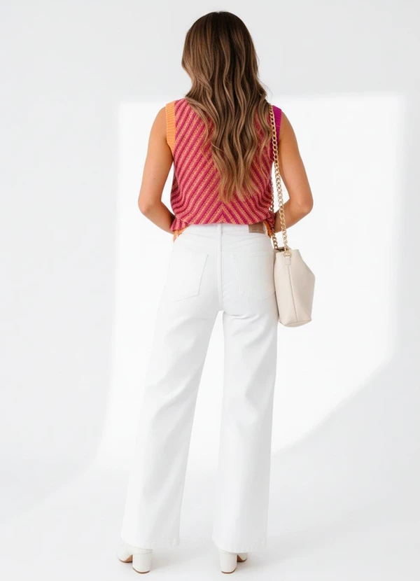 Quintess - Blusa Rosa em Tricô 7