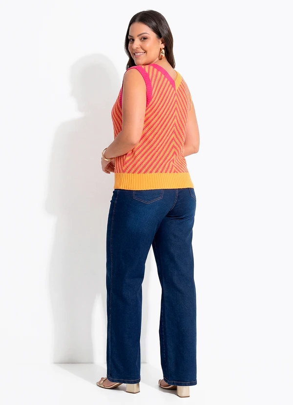 Quintess - Blusa Rosa em Tricô 9