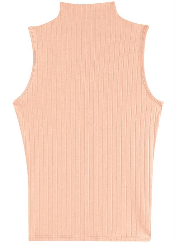 Malwee - Blusa Rose Gola Alta Canelada 3