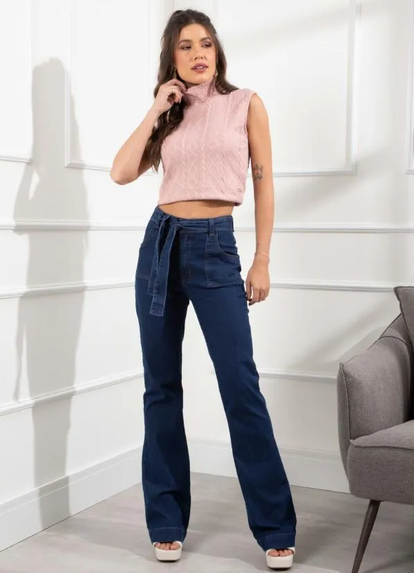 Quintess - Blusa Rosê Gola Alta 2