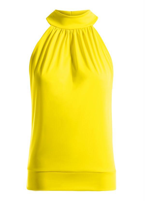 Outlet - Blusa sem Manga Amarela 6