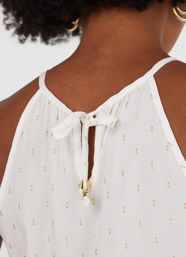 Malwee - Blusa sem Manga Feminina Off White 2