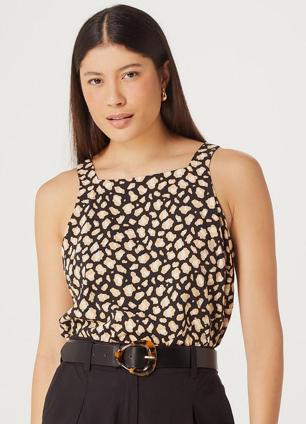 Hering - Blusa sem Manga Feminino Estampado