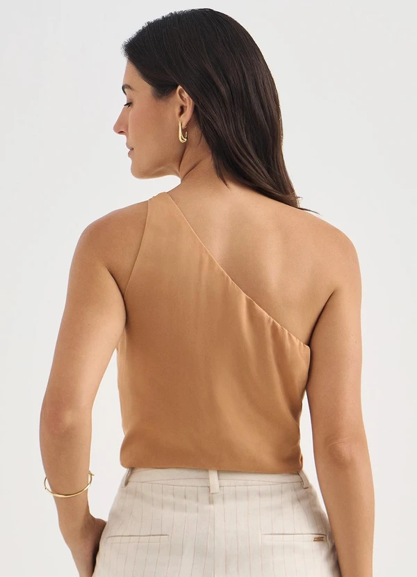 Principessa - Blusa Ombro Só com Argola Rajada Eunice 2