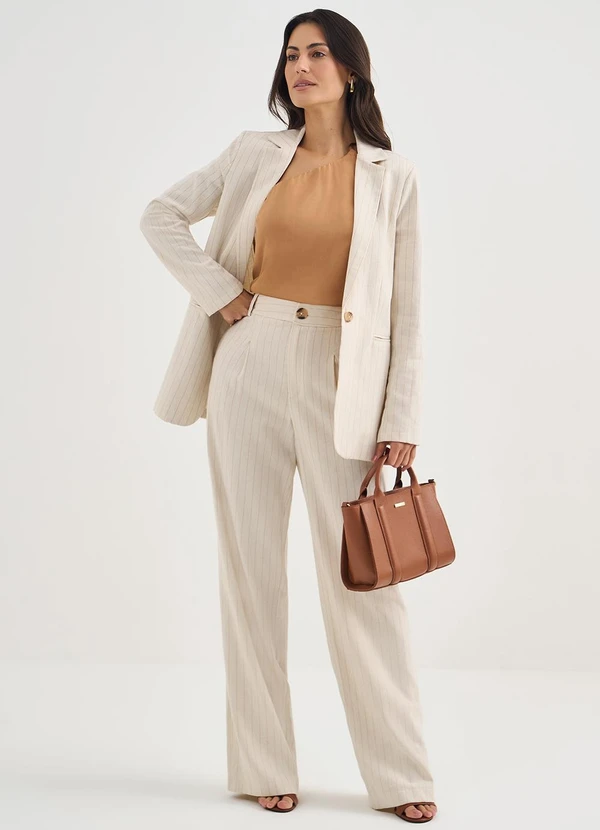 Principessa - Blusa Ombro Só com Argola Rajada Eunice 7