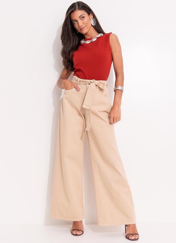 Quintess - Blusa Terracota em Malha Crepe 3