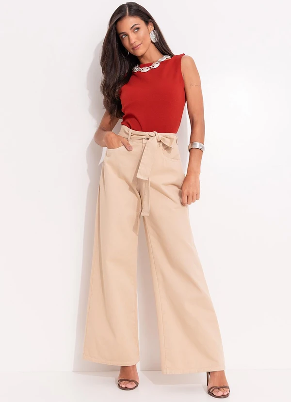 Quintess - Blusa Terracota em Malha Crepe 3