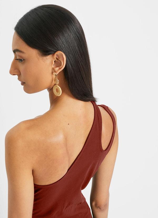 bonprix - Blusa Terracota em Malha de Viscose 3