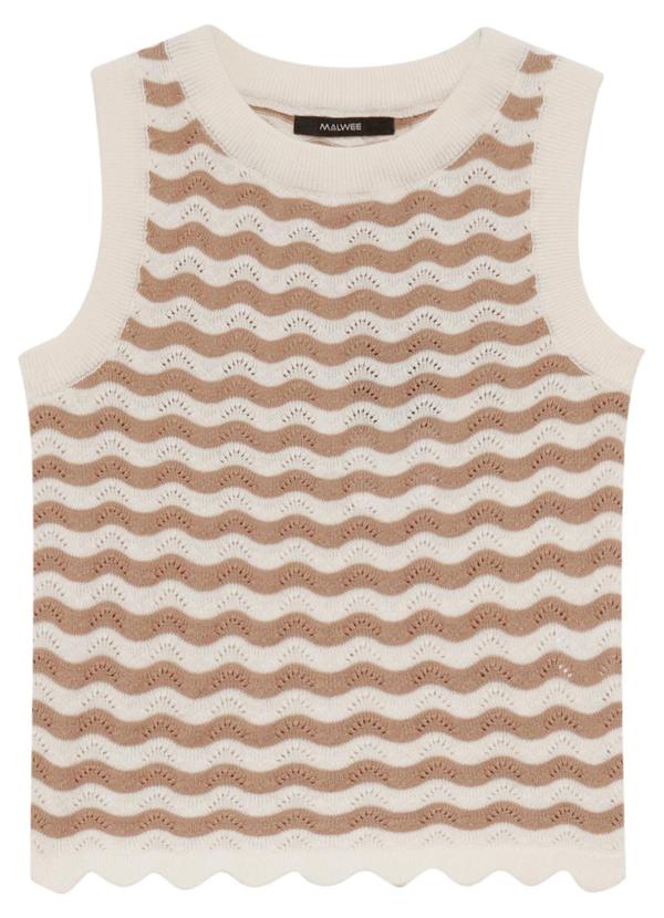 Malwee - Blusa Tricô Feminina Bege