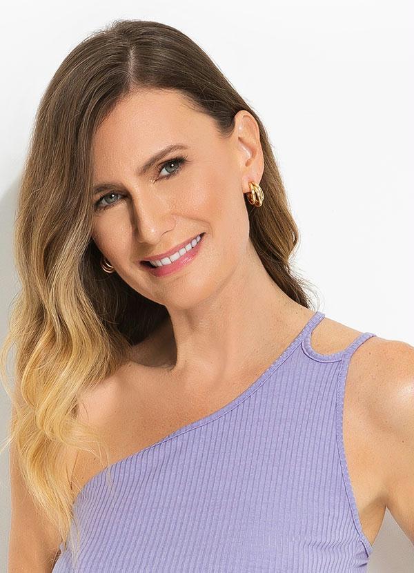 Queima Estoque - Blusa um Ombro Só Lilás 6